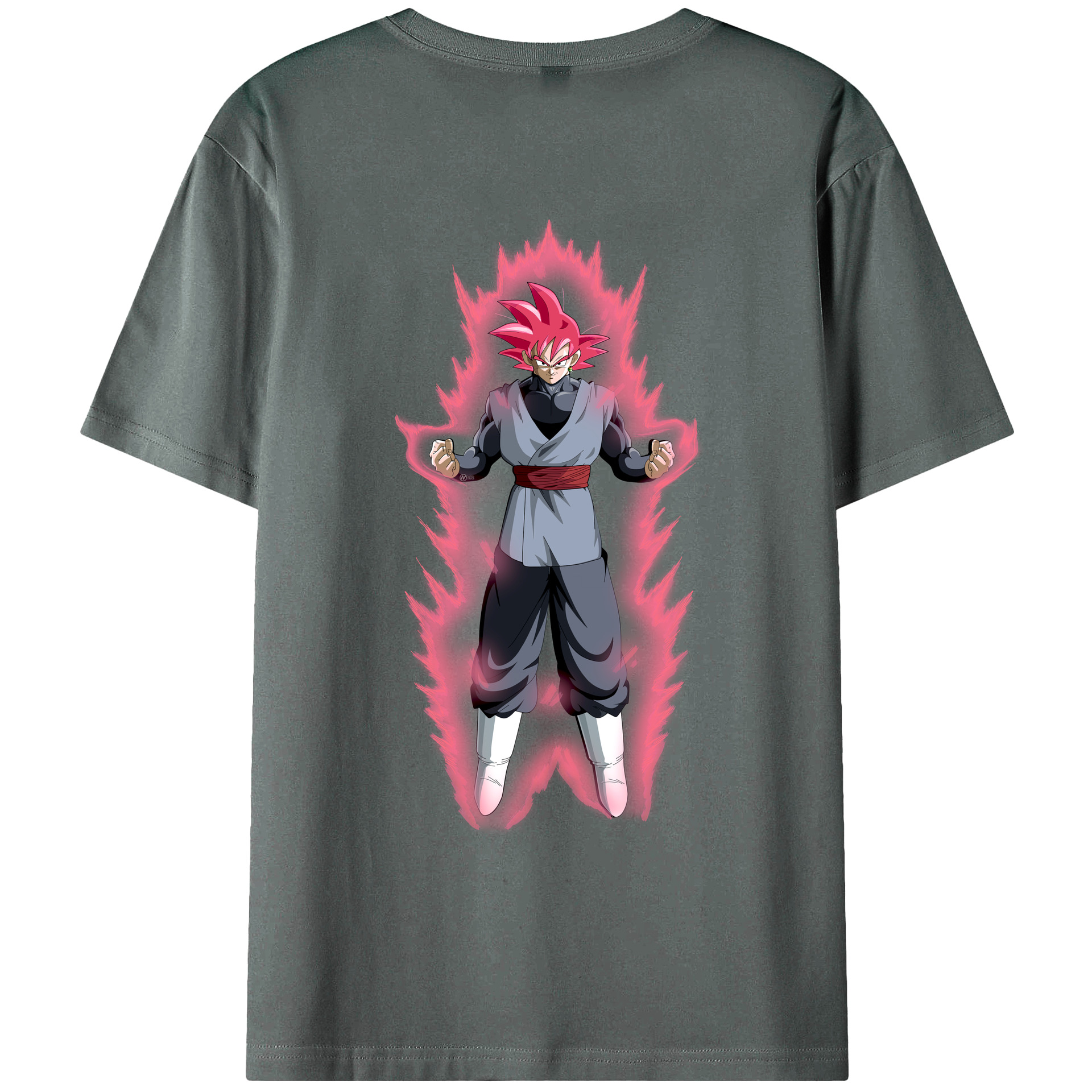 （画像用） ドラゴンボール ベジット DRAGON BALL Vegetto 綿100％ メンズ半袖Tシャツ（バックプリント） 通気性
